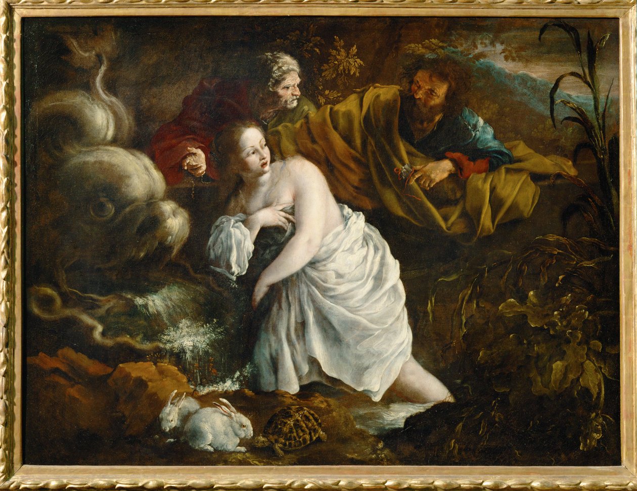 Susannah and the Elders by Bartolomeo Guidobono