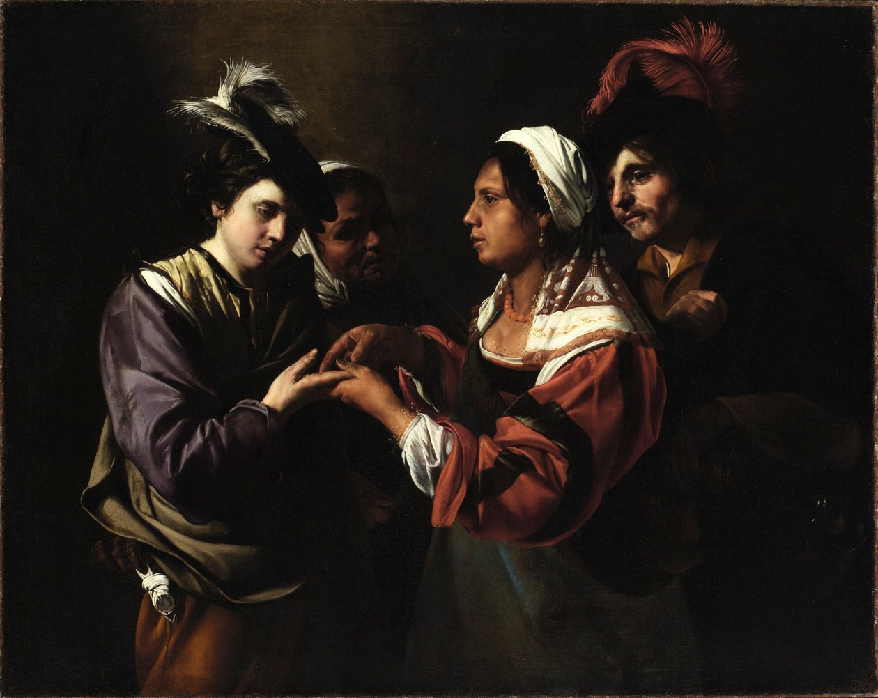 The Fortune Teller by Bartolomeo Manfredi