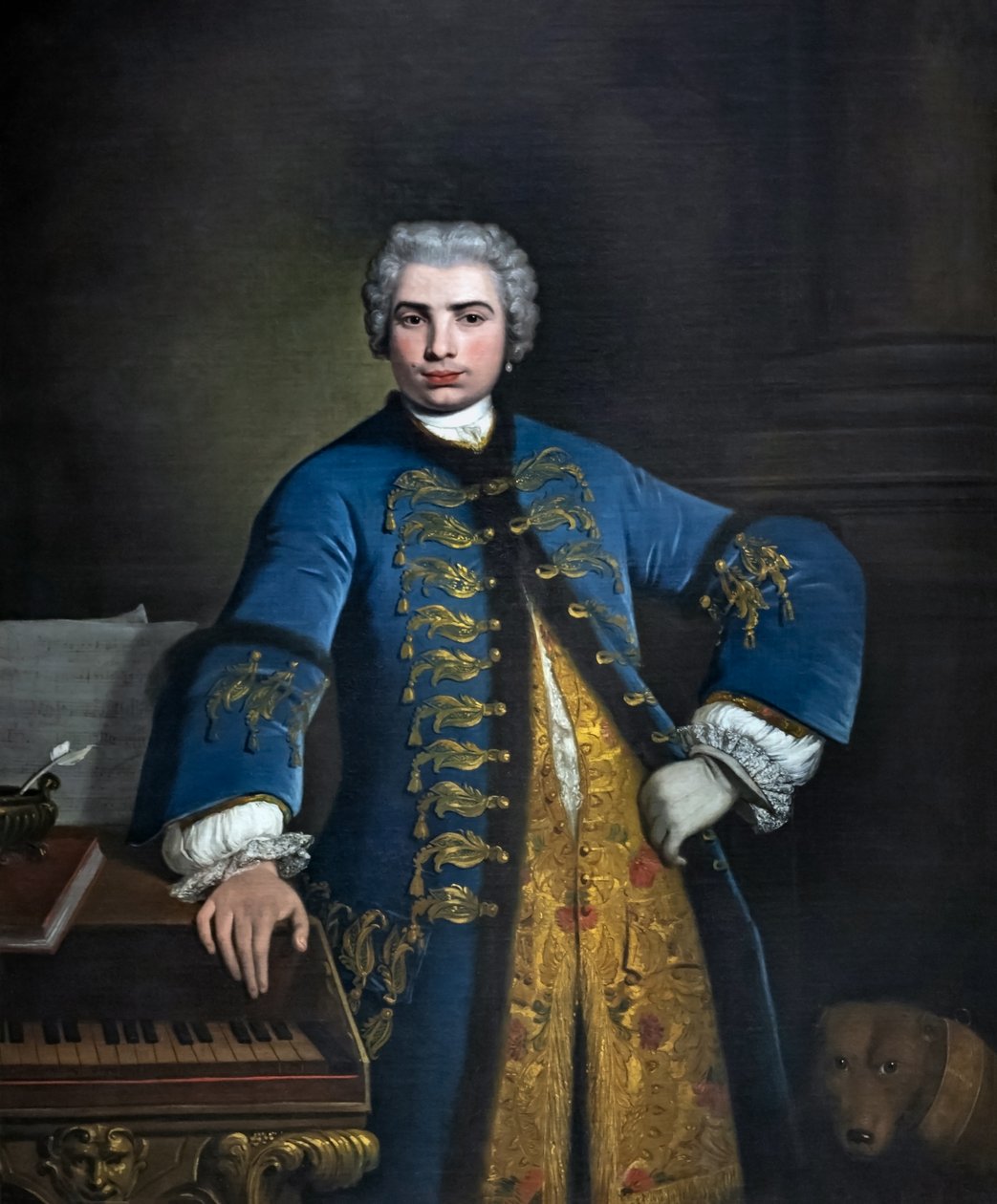 Portrait of Farinelli by Bartolomeo Nazari