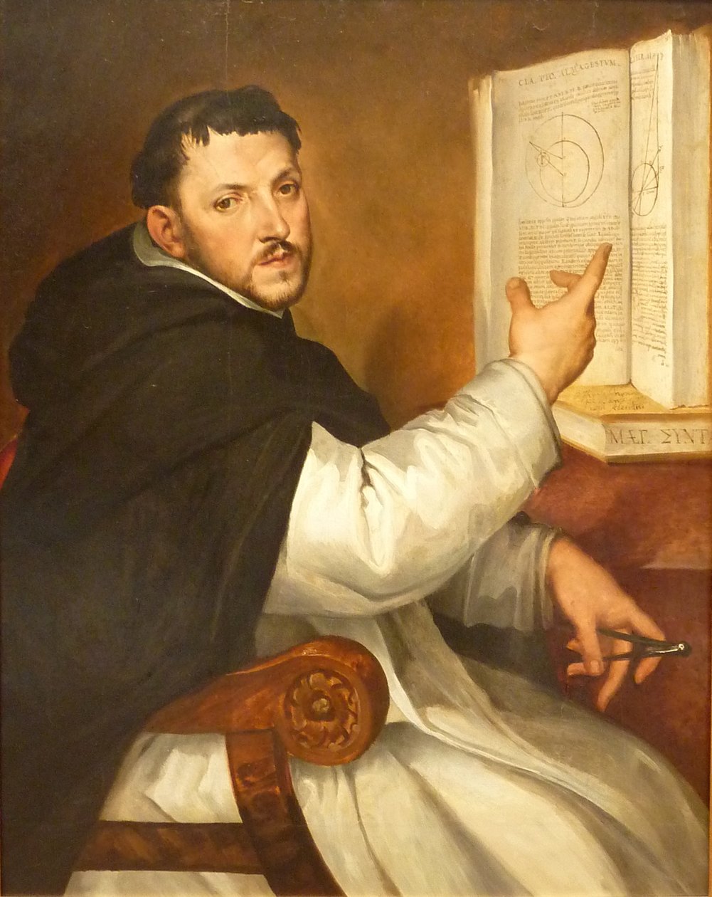 Portrait of Ignazio Danti by Bartolomeo Passarotti