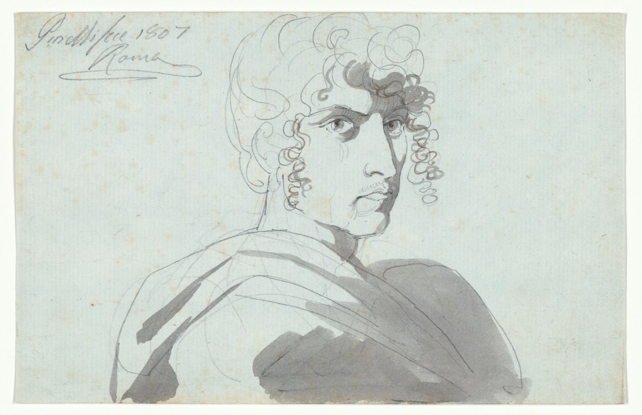 Self-Portrait by Bartolomeo Pinelli