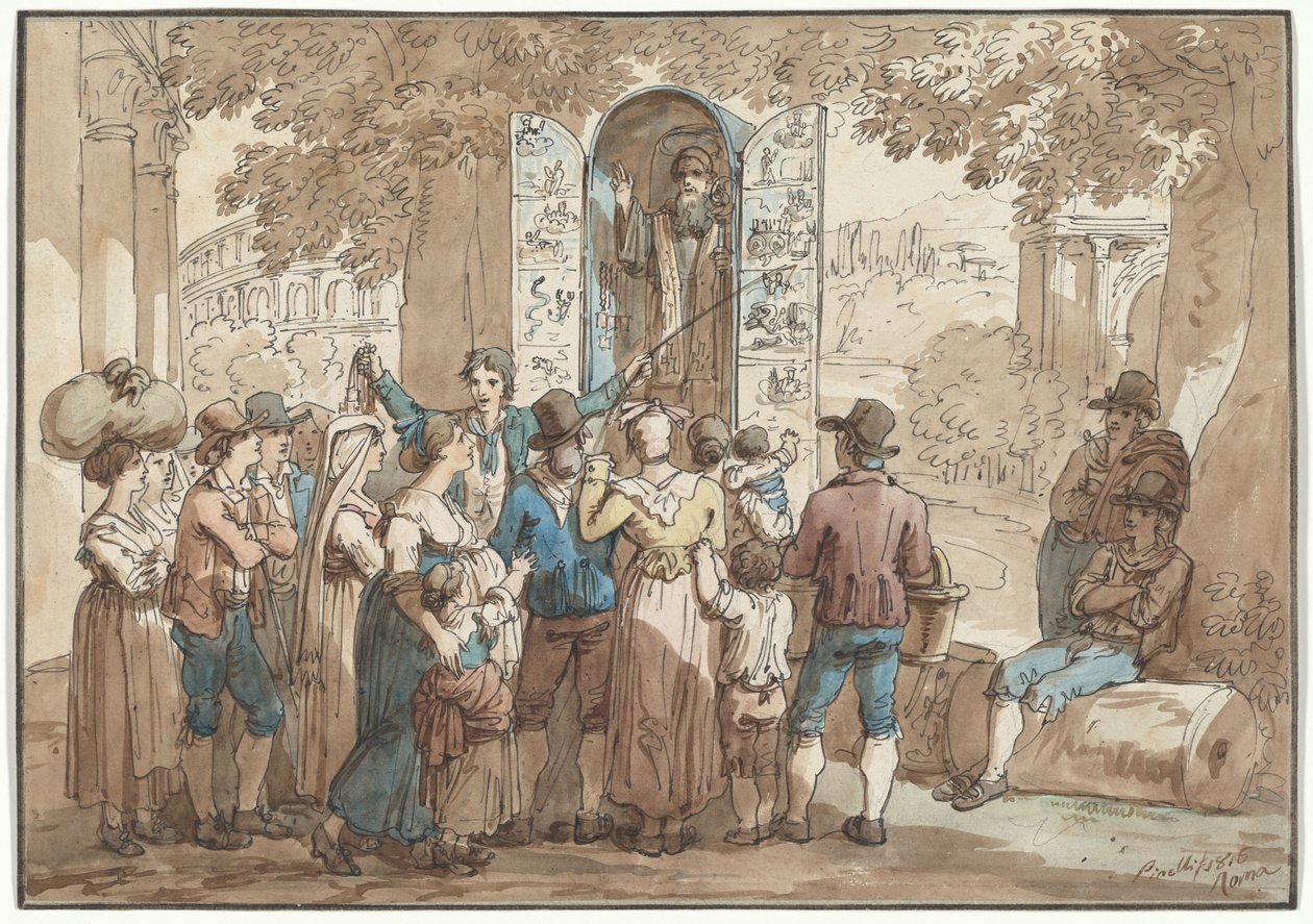 The Charlatan, Illustration for Roman Costumes and Customs by Bartolomeo Pinelli