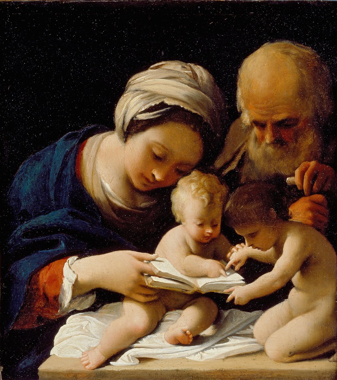 The Holy Family with the young St John the Baptist by Bartolomeo Schedoni