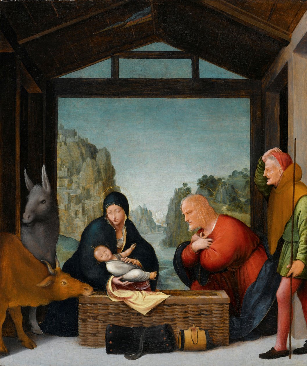 The Adoration of the Shepherds by Bartolomeo Suardi Bramantino