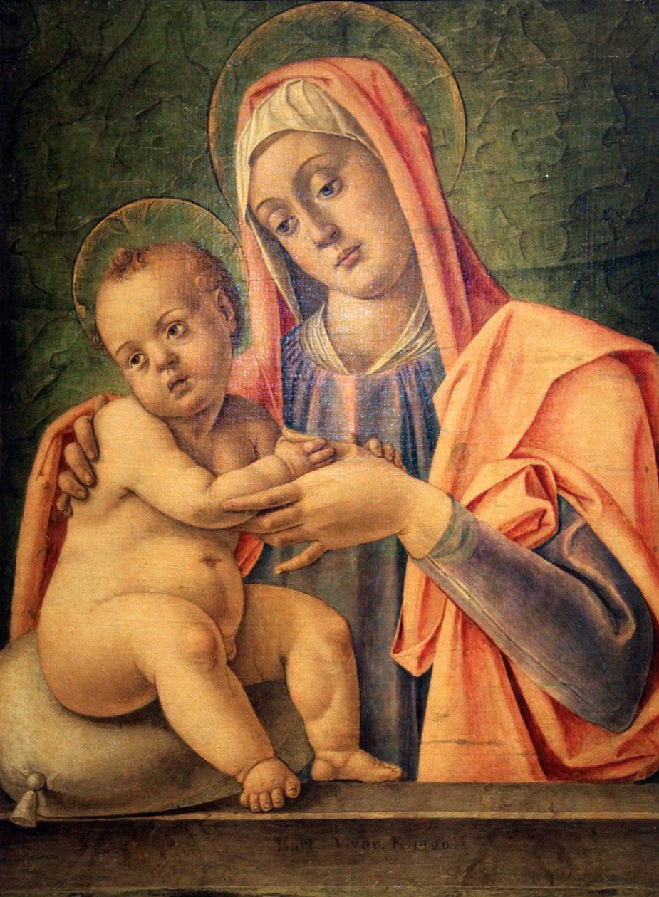 Madonna and Child, 1490 by Bartolomeo Vivarini