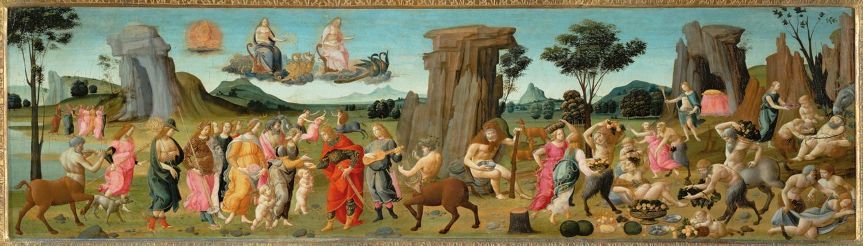 The Wedding of Thetis and Peleus, Parents of Achilles by Bartolomeo di Giovanni