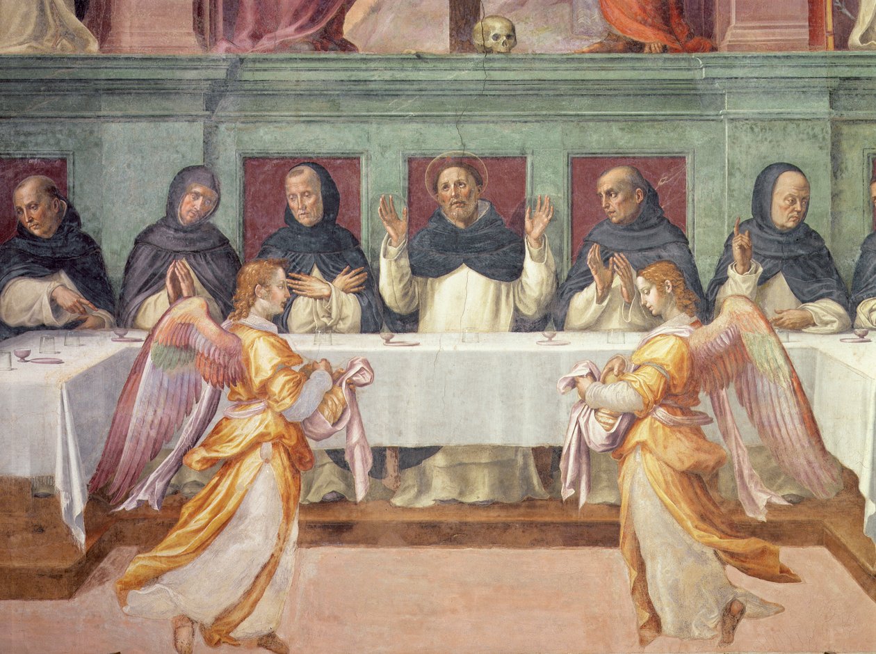 The Last Supper (detail) by Bartolommeo Sogliani
