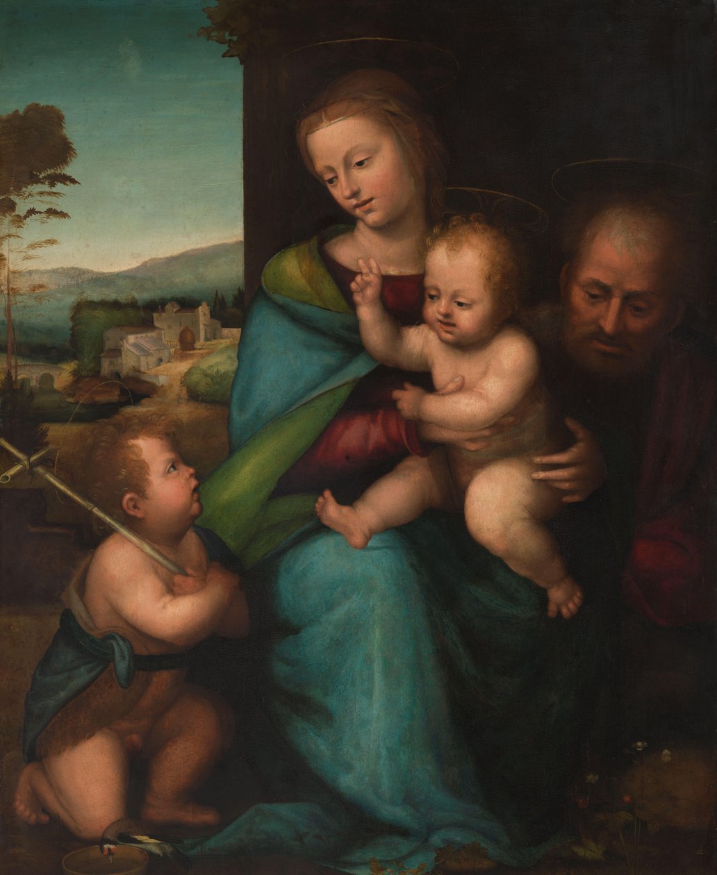 The Holy Family with the Infant John the Baptist by Bartolommeo (Fra) (circle of)