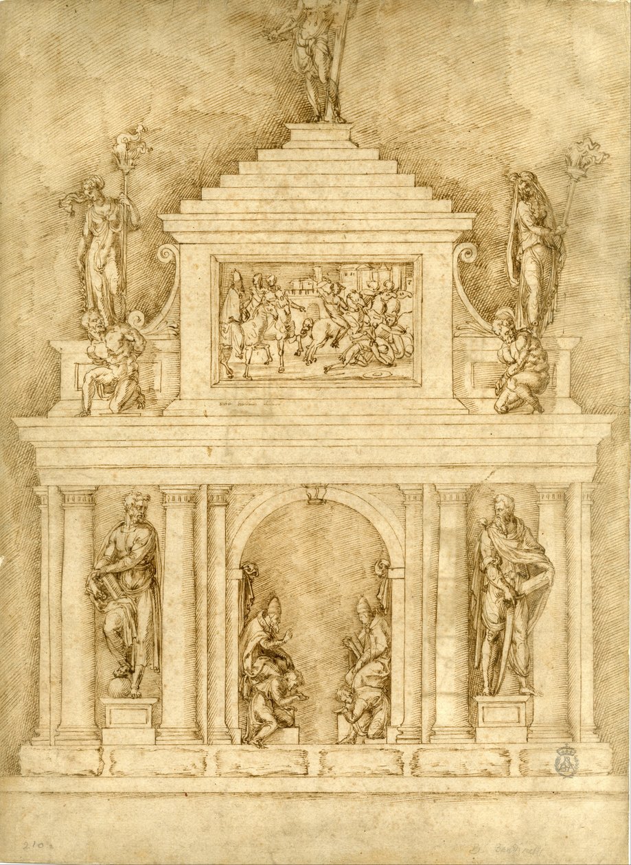 Project for the Tombs of Leo X and Clement VII by Bartolommeo Bandinelli