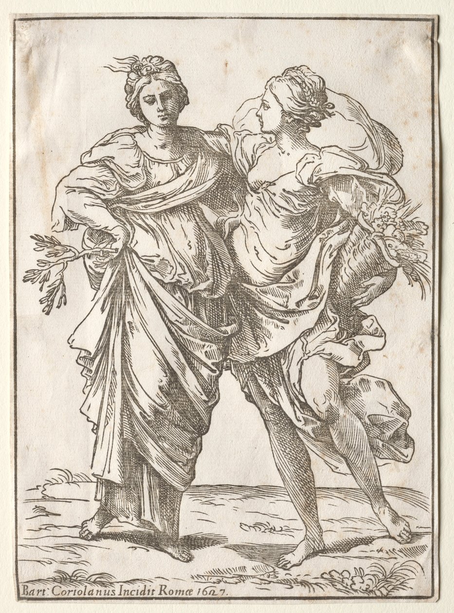 Alliance of Peace and Abundance, 1642 by Bartolommeo Coriolano