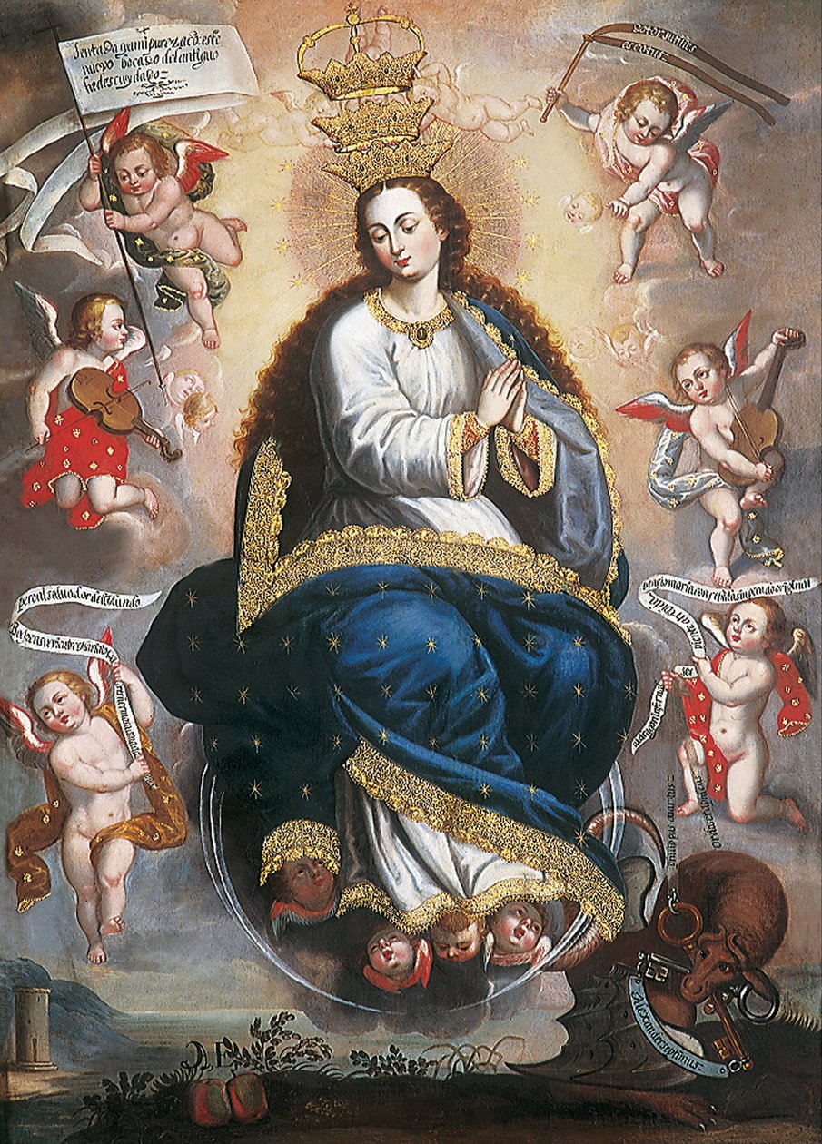 Immaculate Virgin Victorious over the Serpent of Heresy by Basilio de Santa Cruz Pumacallao