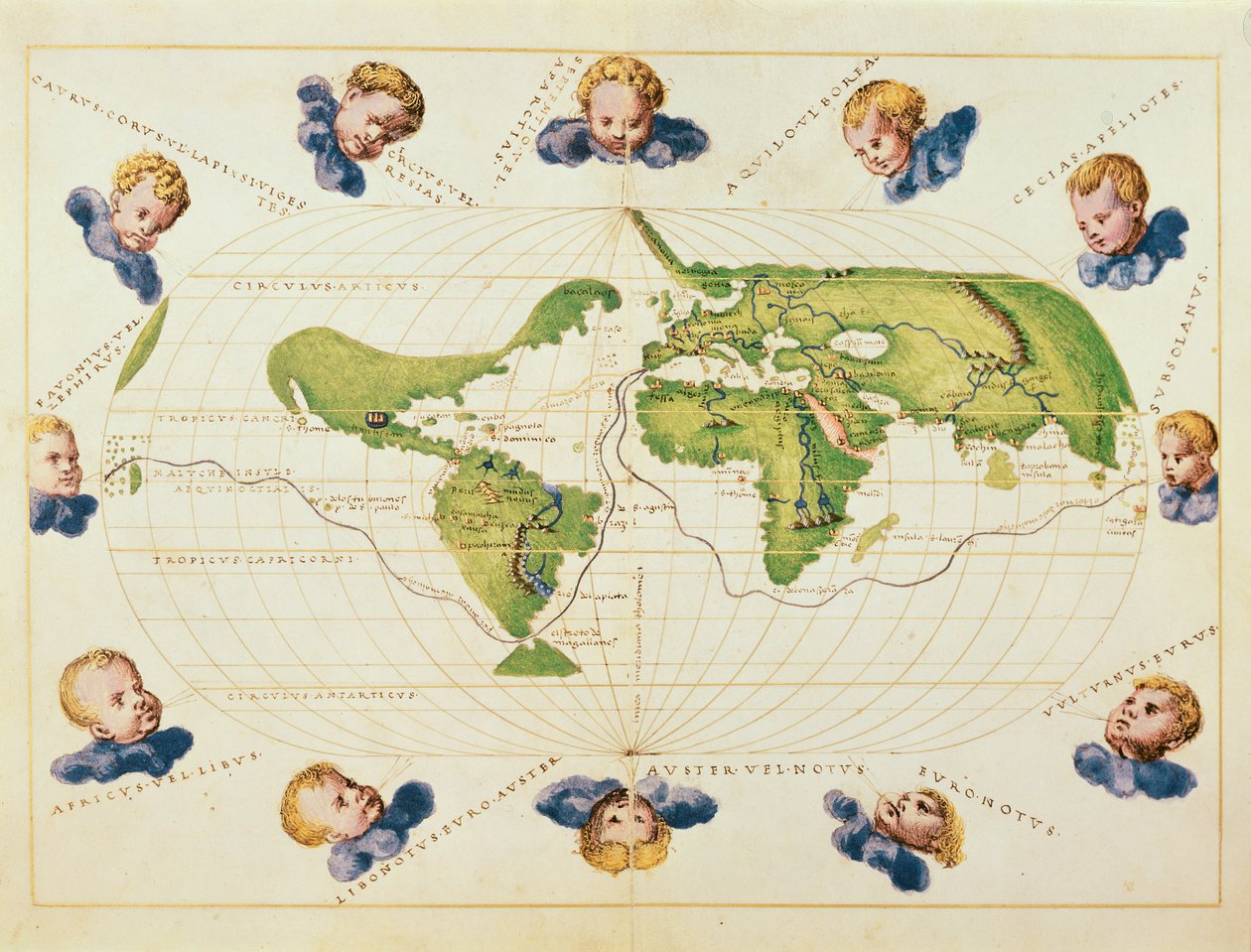 Map of Magellan