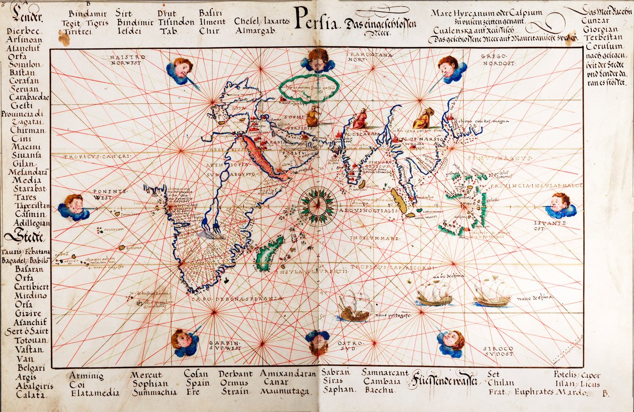 Persia by Battista Agnese