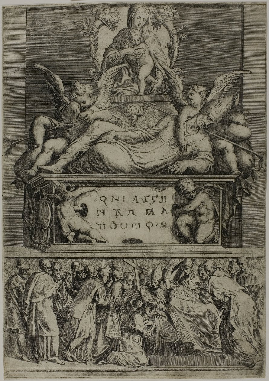 The Tomb of a Bishop by Battista Angolo del Moro