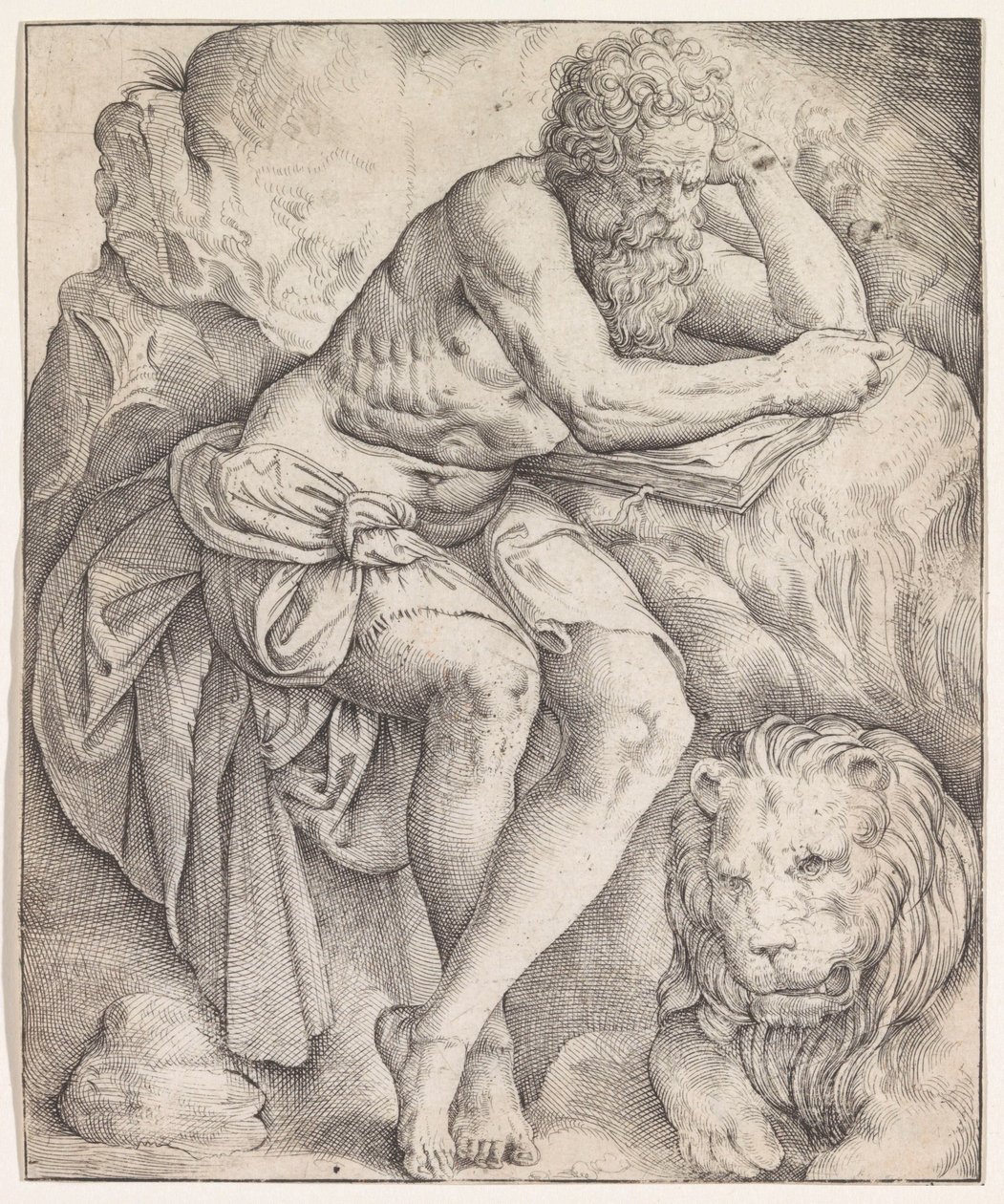 Saint Jerome by Battista Franco