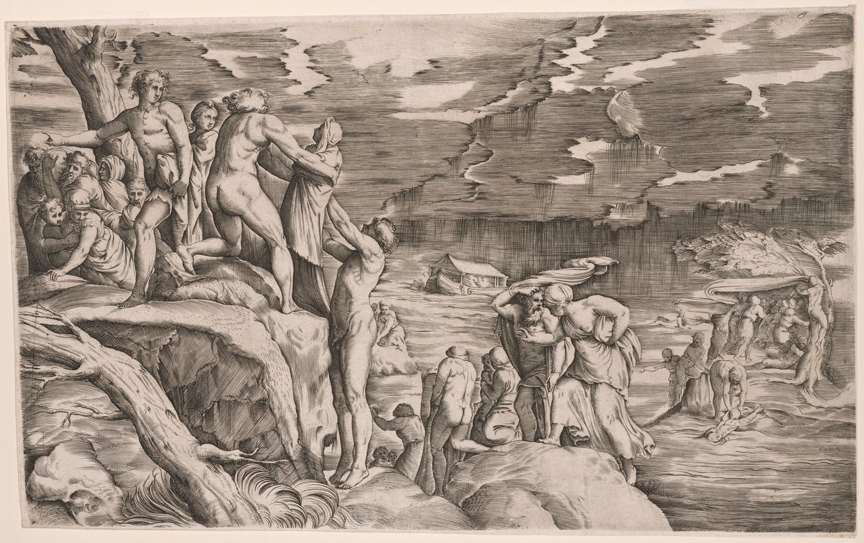 The Deluge by Battista Franco