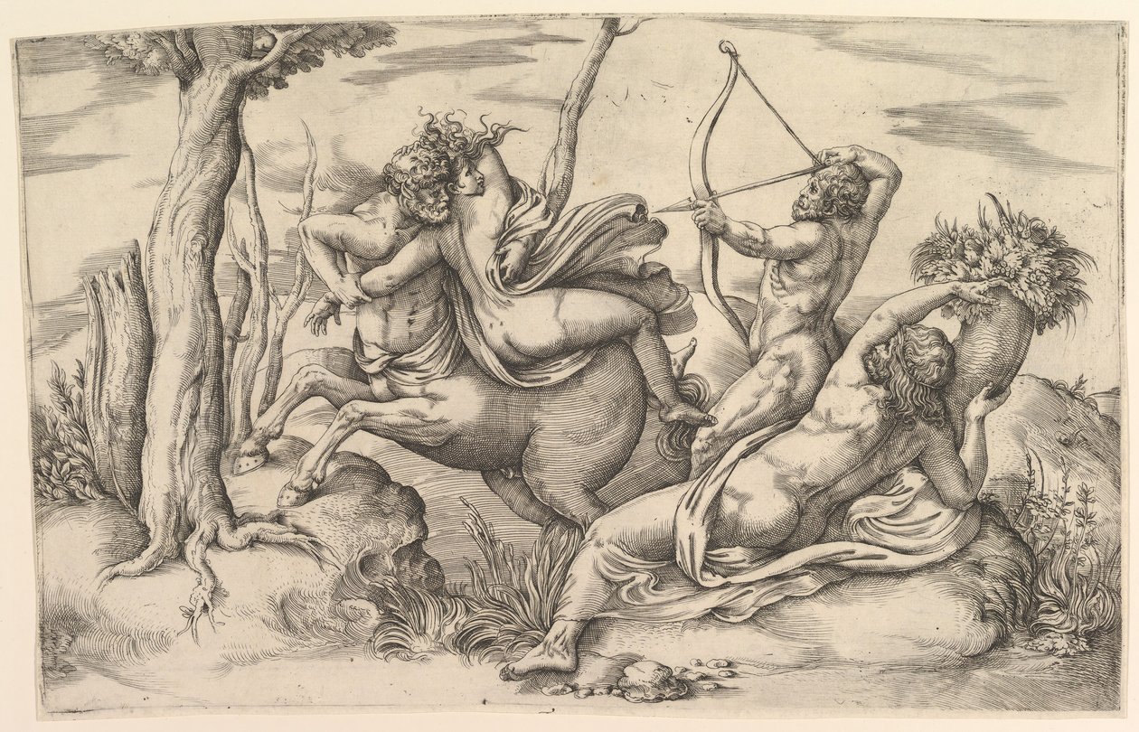 The Abduction of Dejanira by Battista Franco Veneziano