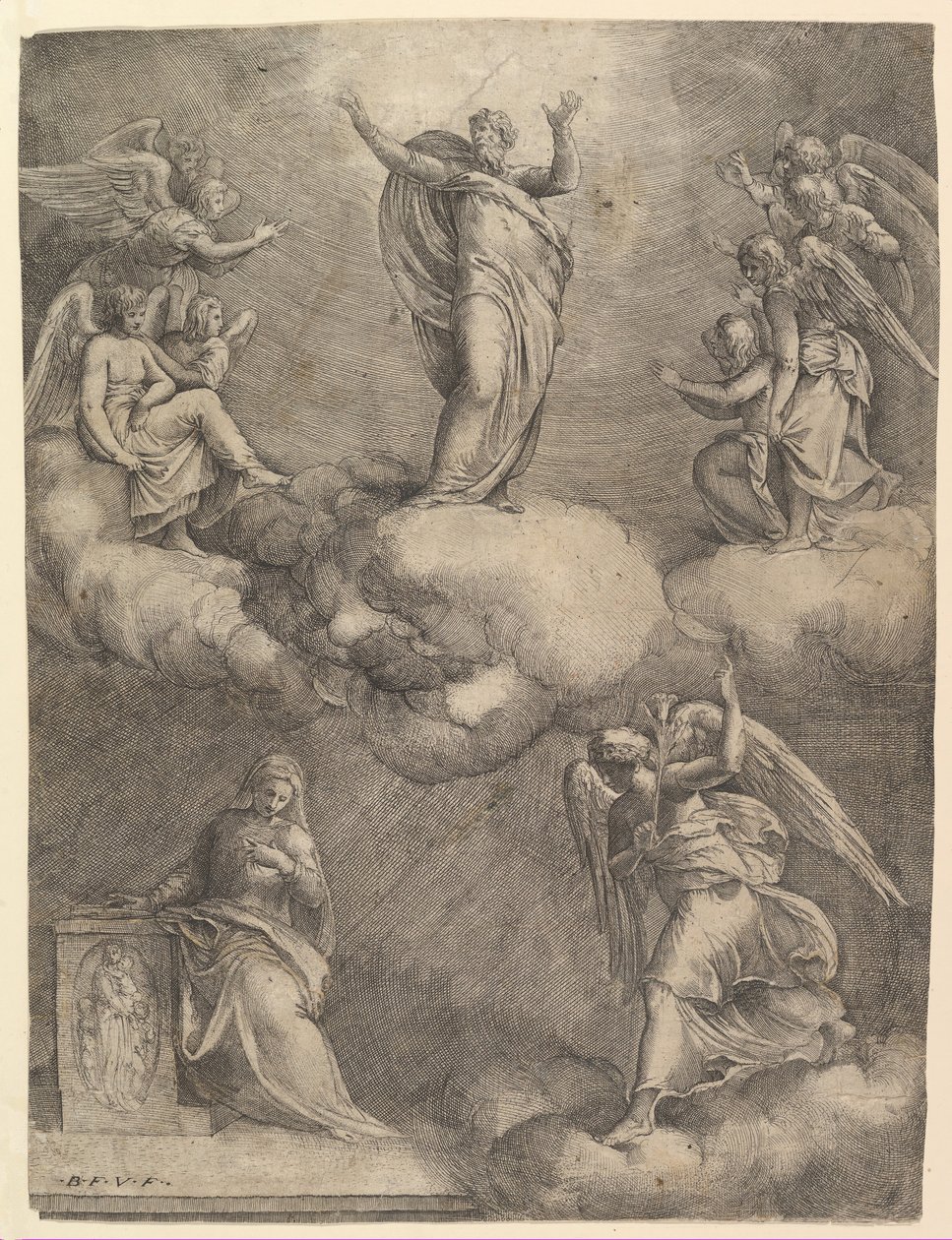 The Annunciation by Battista Franco Veneziano