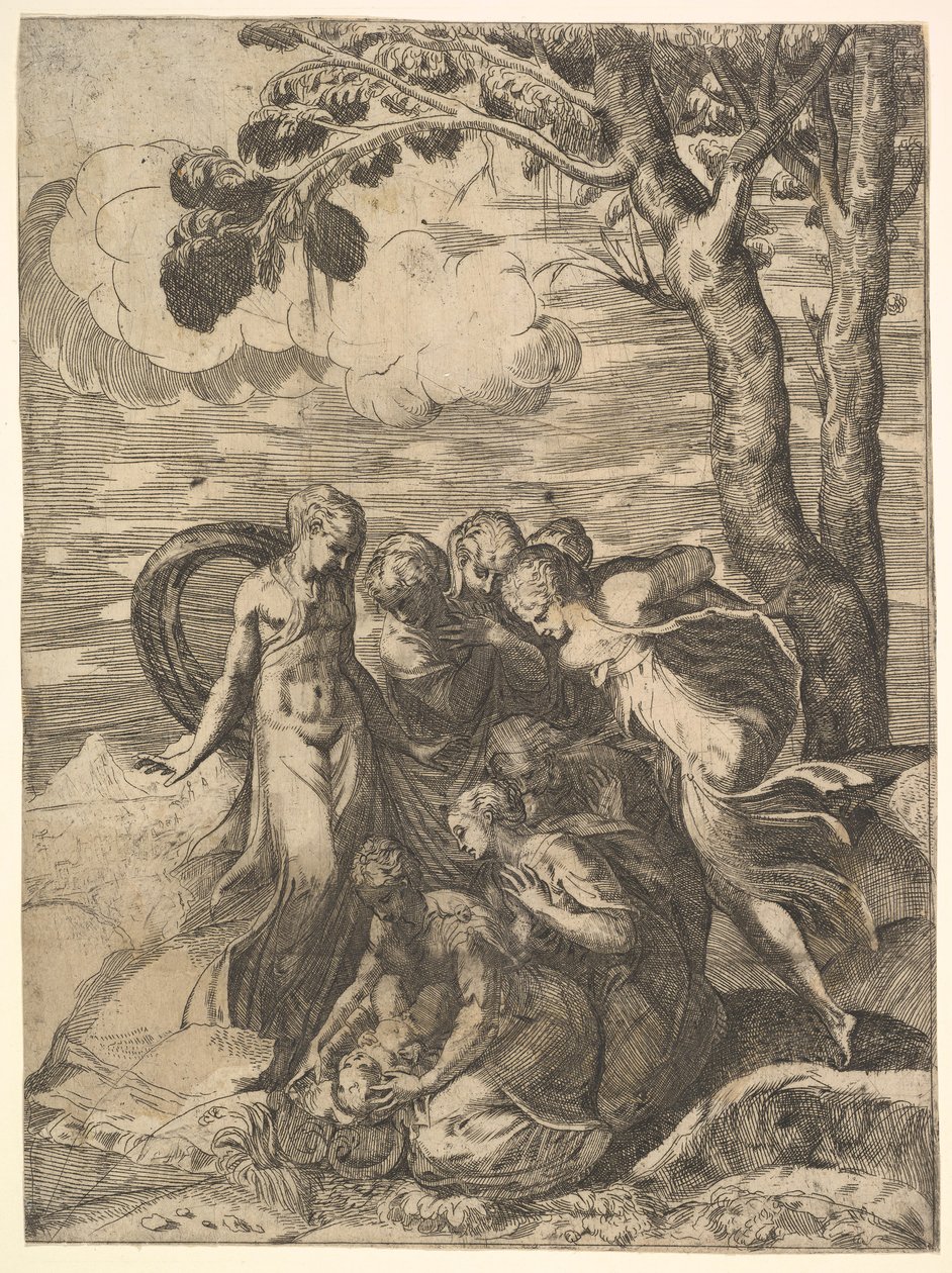 Moses Rescued from the Nile by Battista del Moro