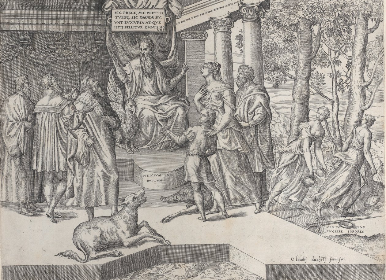 The Corrupt Judge by Battista del Moro