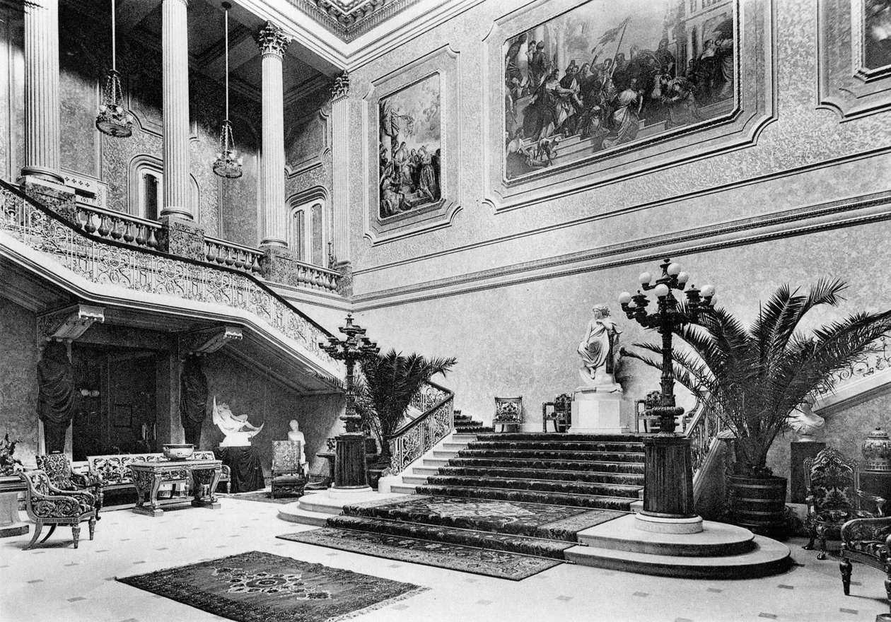 The Great Hall, Stafford House, 1908 by Bedford Lemere and Company