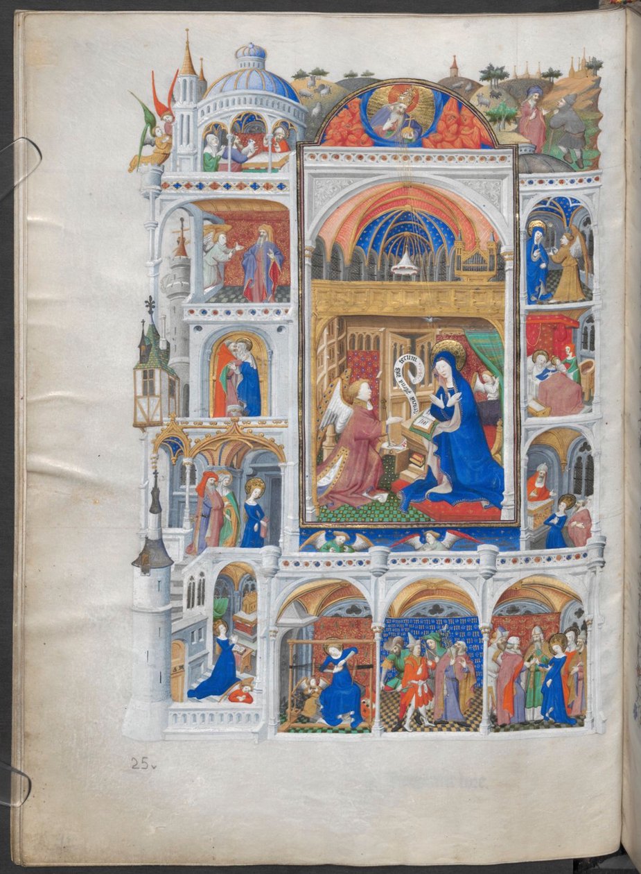 Hours of Vienna: Annunciation by Bedford Master