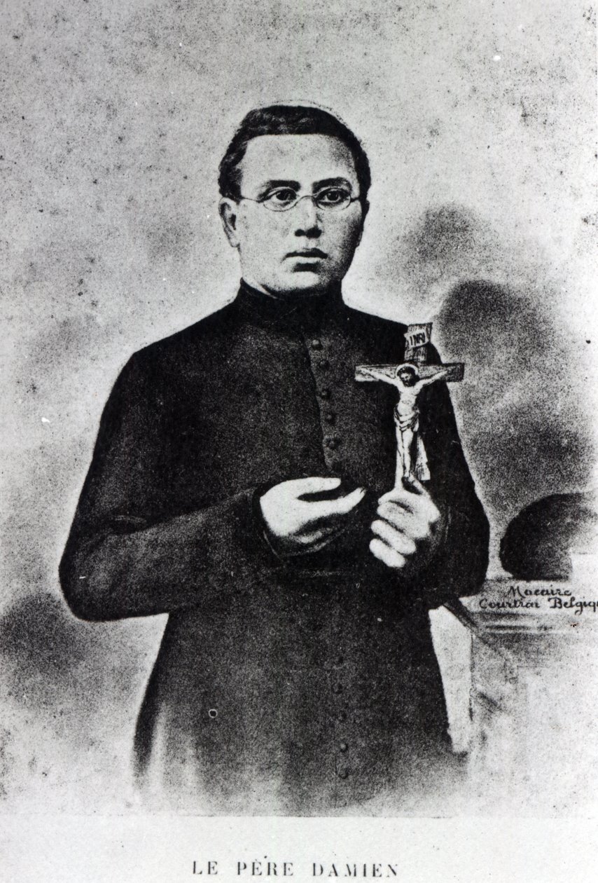 Father Damien by Belgian Photographer