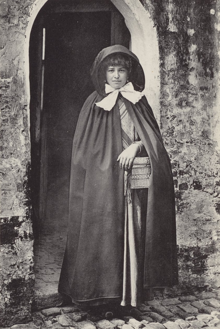 Young Girl of Bruges by Belgian Photographer