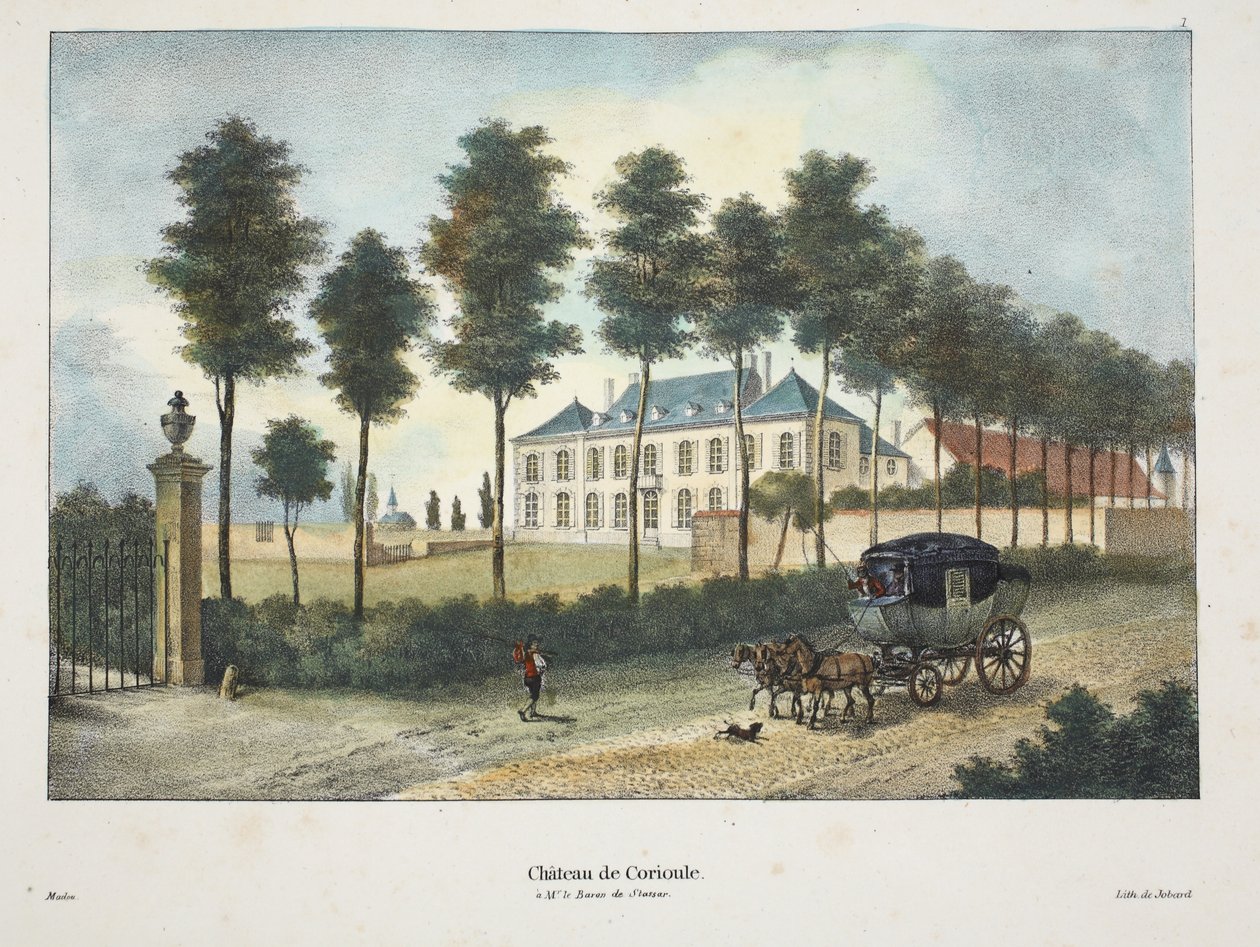 Castle of Corioule by Belgian School