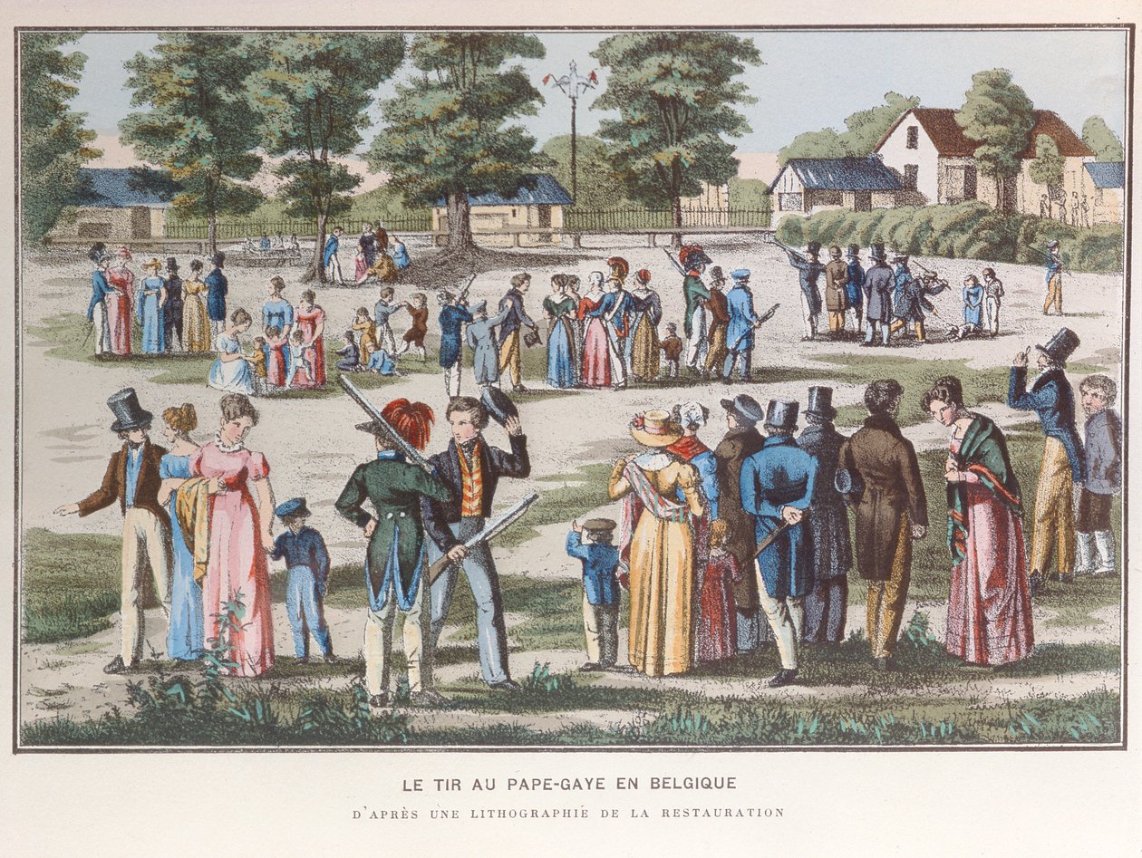 Game of Papegay in Belgium by Belgian School