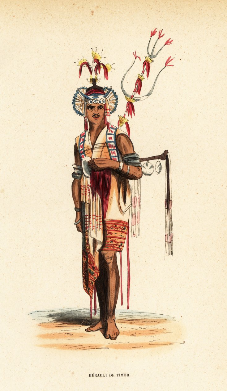 Herald of Amarasi, Kupang, Timor, West Timor, Indonesia by Belgian School