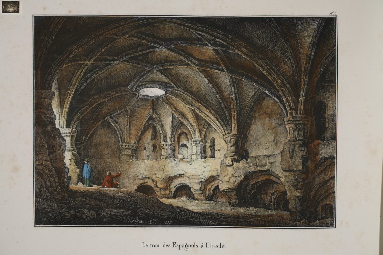 Le Trou des Espagnols à Utrecht by Belgian School