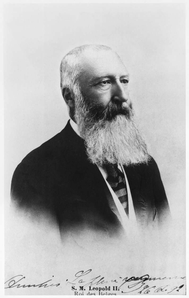 Portrait of Leopold II (1835-1909) King of Belgium by Belgian School
