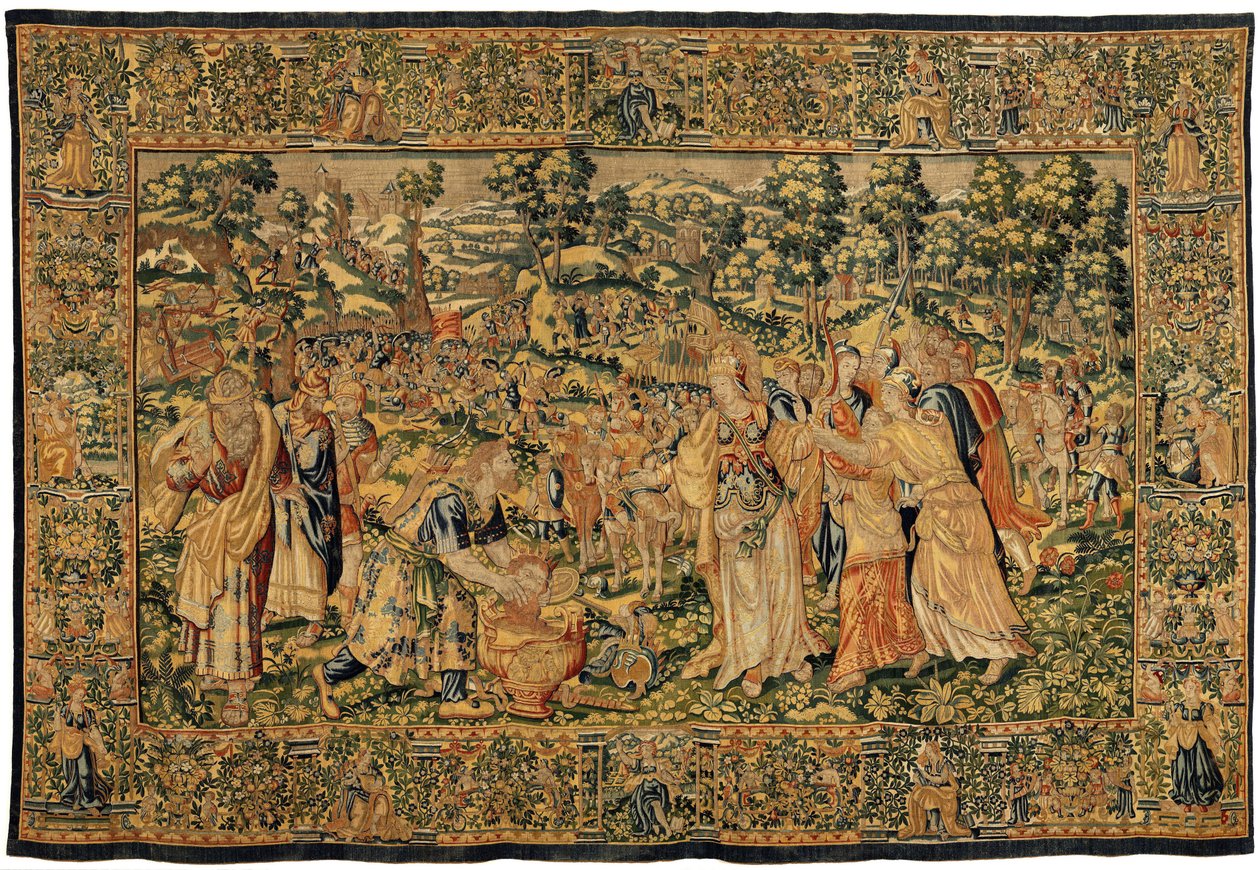 Story of Cyrus II The Great, c.1590 by Belgian School