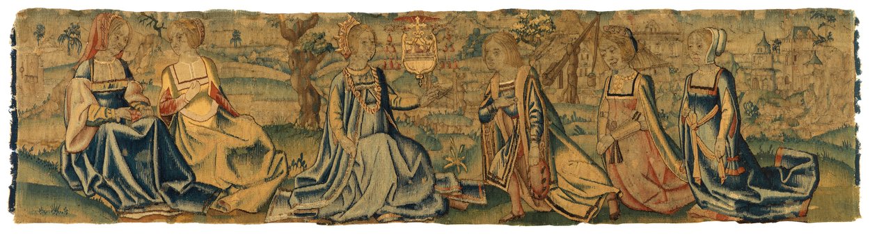 Tapestry, The Princess and Her Wooer, Possibly from Brussels by Belgian School