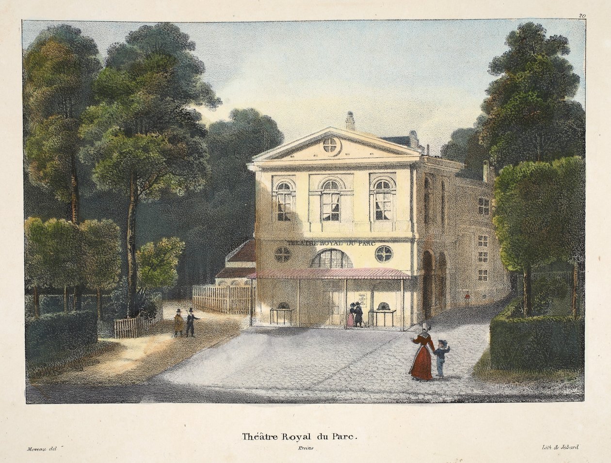 Royal Theatre of the Park by Belgian School