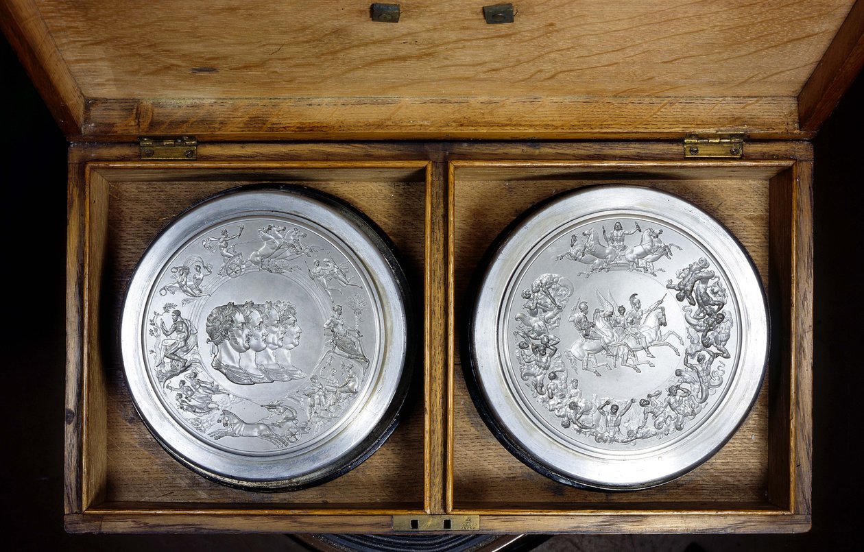 Waterloo Medal dies by Benedetto Pistrucci