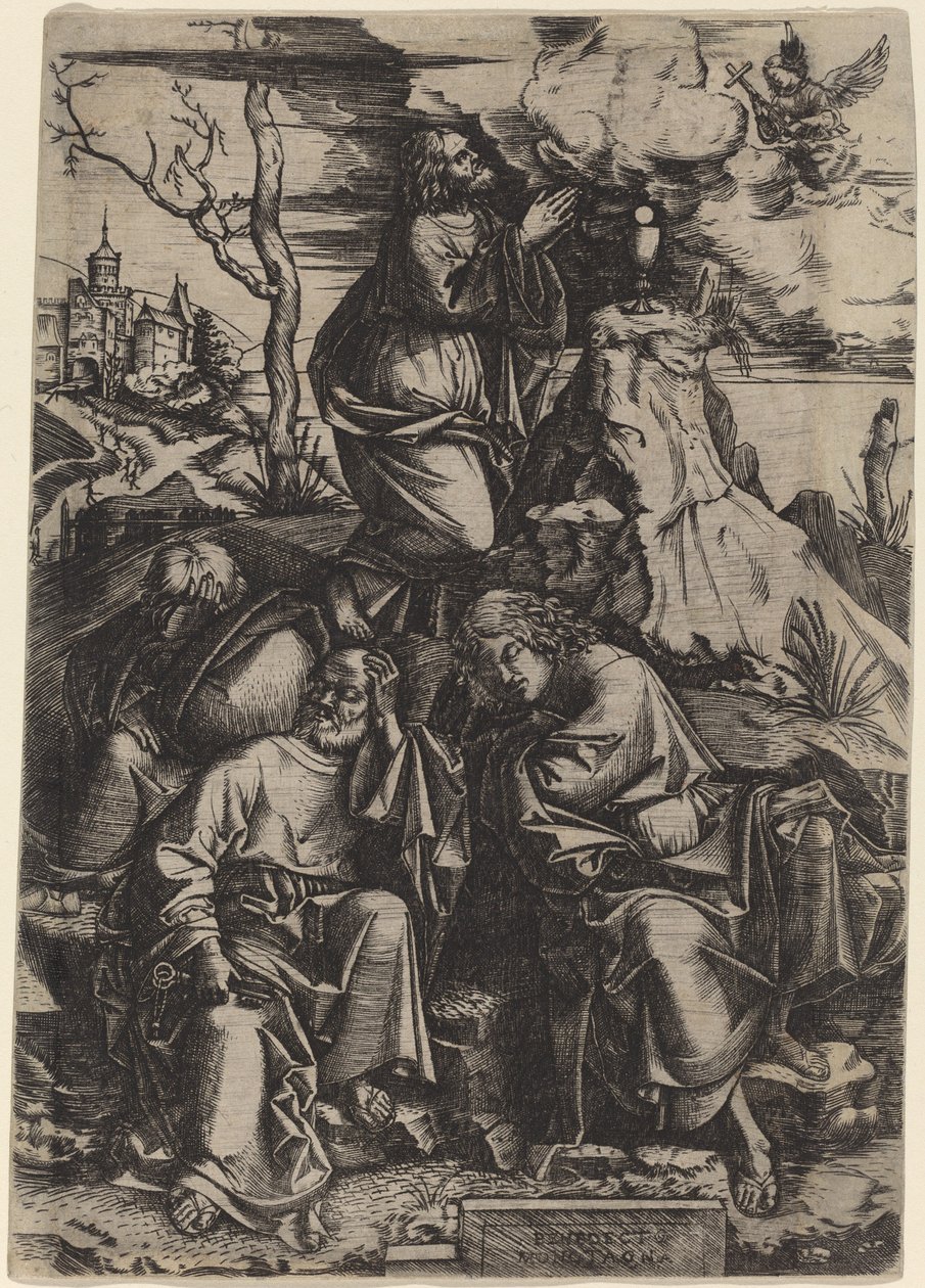 The Agony in the Garden by Benedetto Montagna
