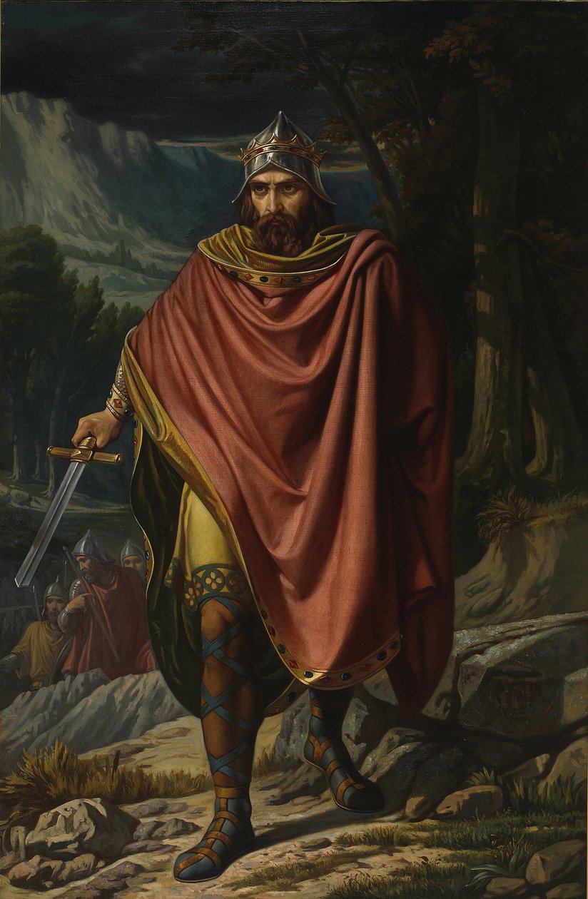 Witteric, Visigothic King by Benito Soriano Murillo