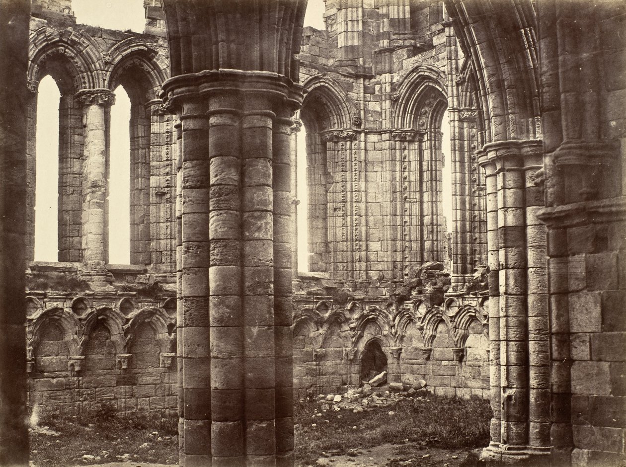 Whitby Abbey, Yorkshire, North Transept by Benjamin Brecknell Turner