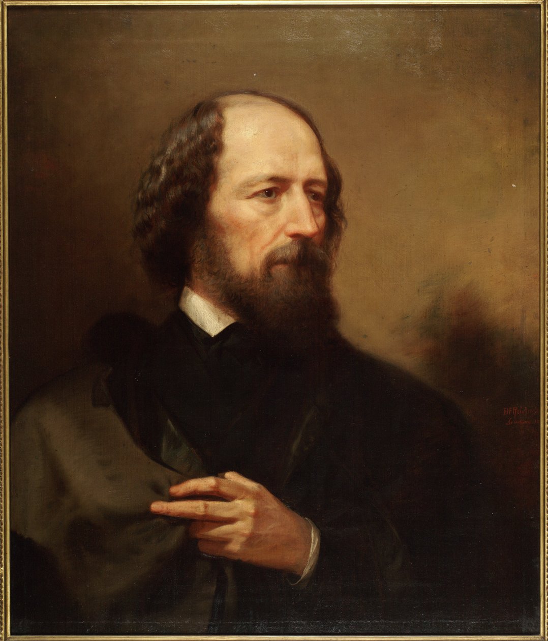 Alfred, Lord Tennyson by Benjamin Franklin Reinhart