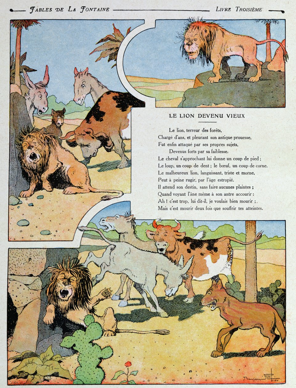 The Ageing Lion, from the 