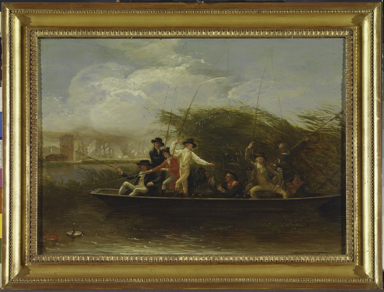 The Fishing Party - a Party of Gentlemen Fishing from a Punt, 1794 by Benjamin West