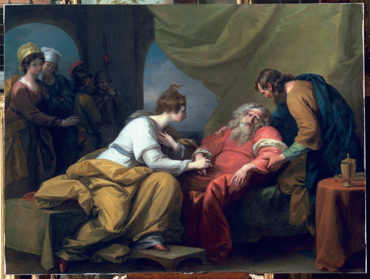 The Meeting of Lear and Cordelia, 1784 by Benjamin West