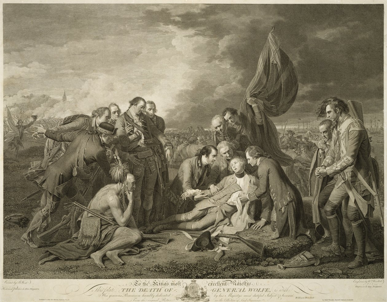 The Death of General Wolfe by Benjamin (after) West