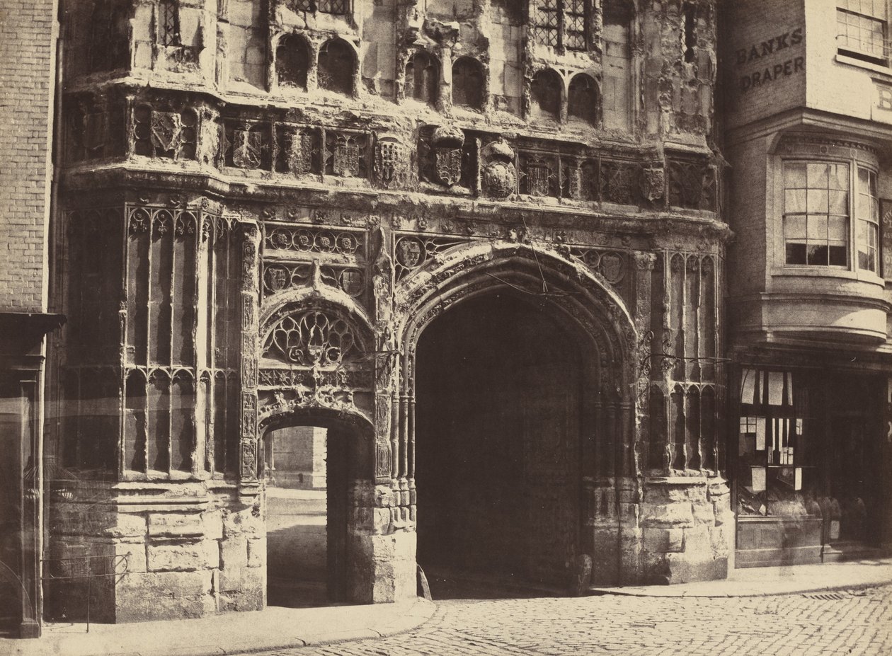 Christchurch Gateway, Canterbury by Benjamin Brecknell Turner