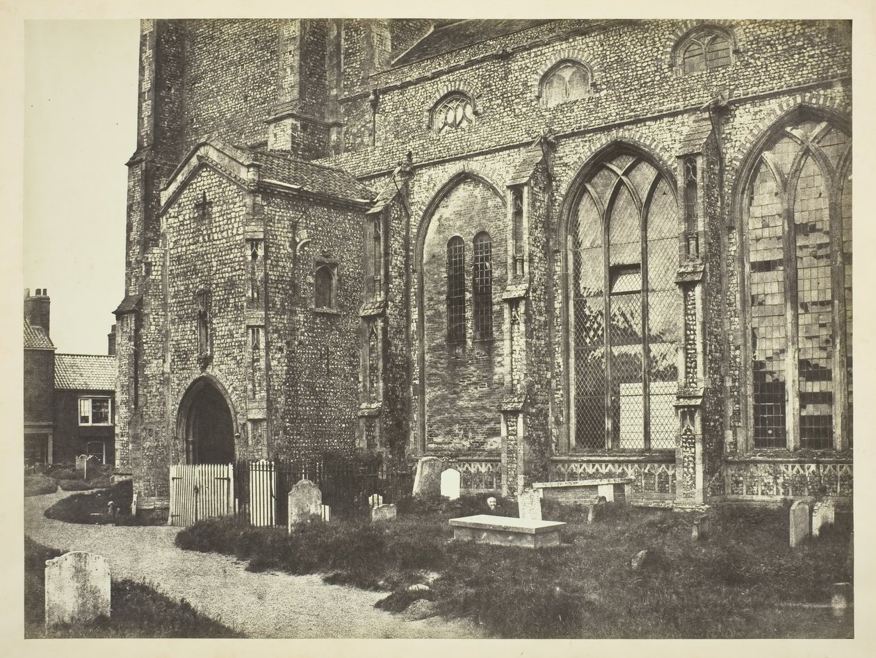 Southside of Cromer Church, c. 1850s by Benjamin Brecknell Turner