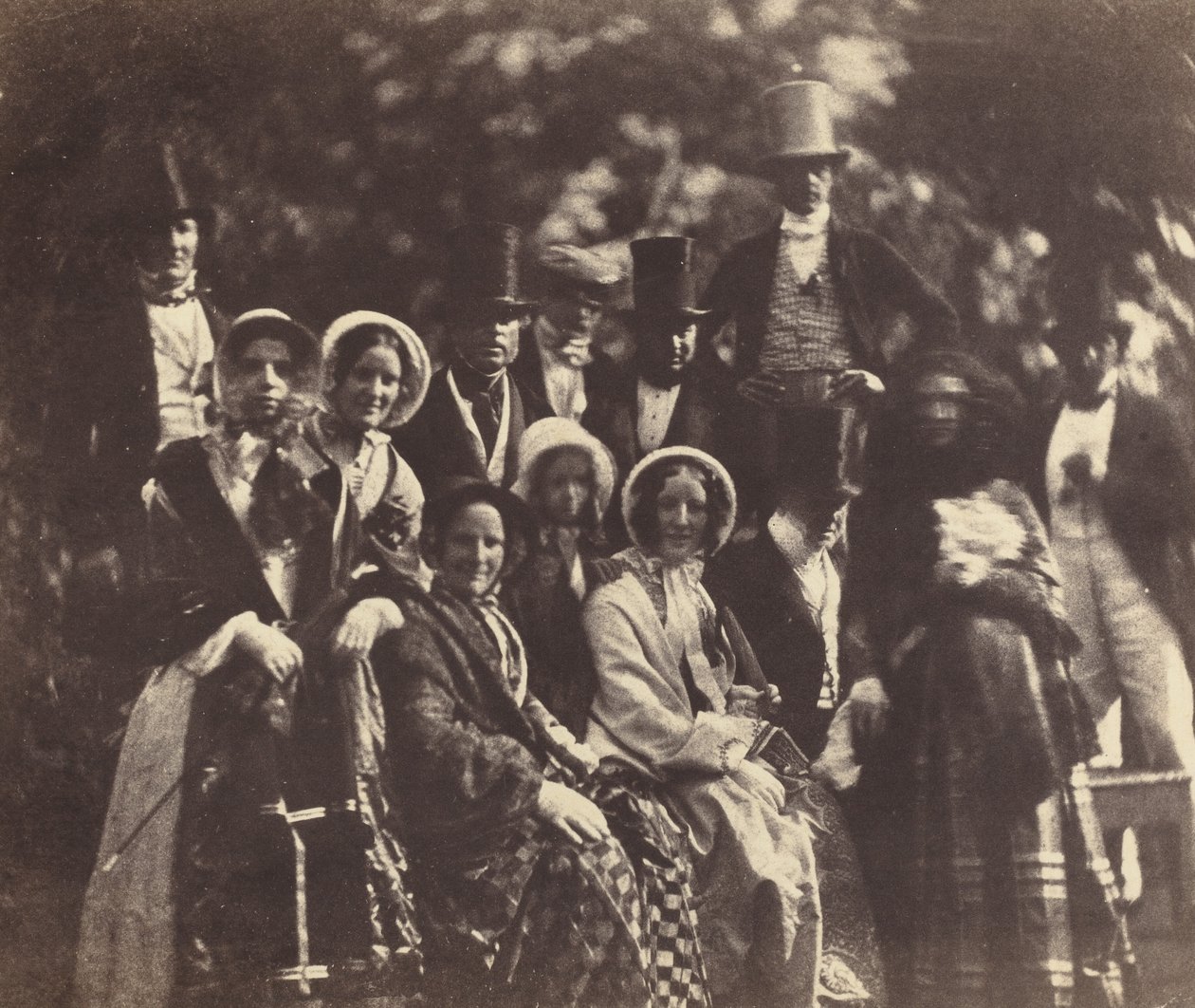 Wedding Group by Benjamin Brecknell Turner