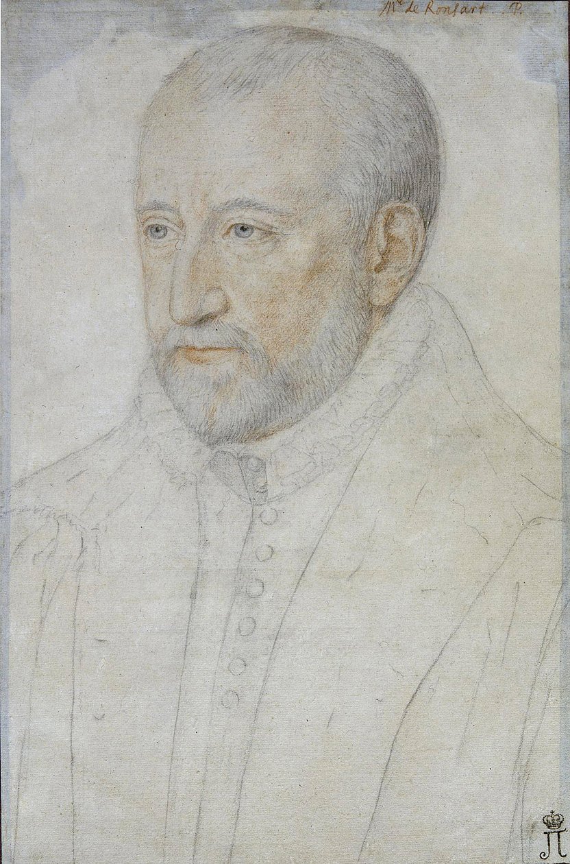 Portrait of Pierre de Ronsard by Benjamin Foulon