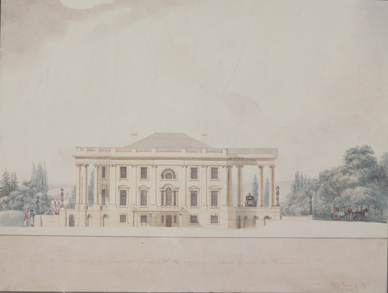 The South Portico of the President